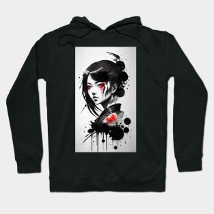 Japan Ink Style Women Hoodie